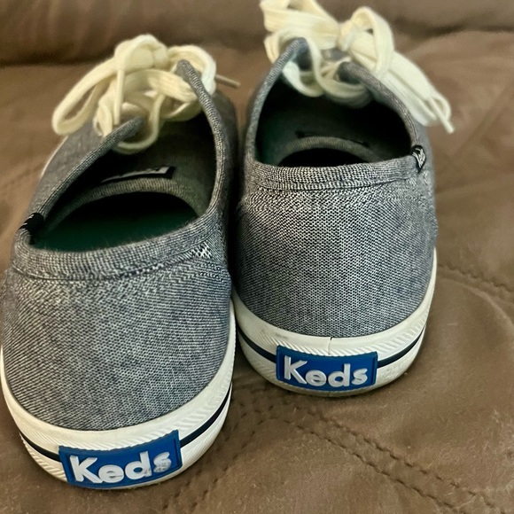 Keds Kickstart Canvas Lace Up, Womans, size 7.5, Chambray Blue - Picture 3 of 7